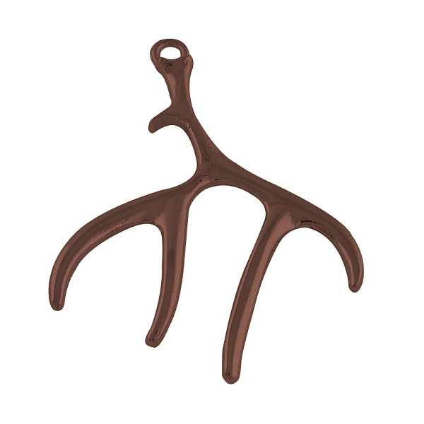 PandaHall Tibetan Style Alloy Deer Antler Pendants, Cadmium Free & Nickel Free & Lead Free, Red Copper, 50x38x2.5mm, Hole: 2mm Alloy Others
PandaHall Tibetan Style Alloy Deer Antler Pendants, Cadmium Free & Nickel Free & Lead Free, Red Copper, 50x38x2.5mm, Hole: 2mm Alloy Others