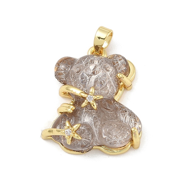 PandaHall Rack Plating Brass Pendant, with Cubic Zirconia and Resin, Lead Free & Cadmium Free, Long-Lasting Plated, Bear, Light Grey...
PandaHall Rack Plating Brass Pendant, with Cubic Zirconia and Resin, Lead Free & Cadmium Free, Long-Lasting Plated, Bear, Light Grey...