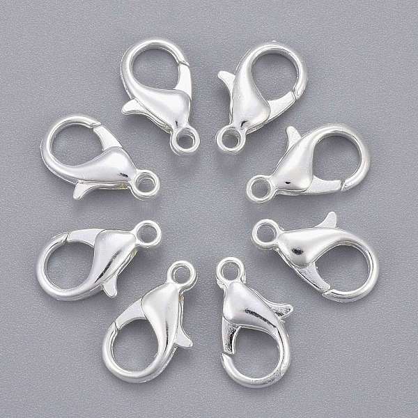 PandaHall Zinc Alloy Lobster Claw Clasps, Parrot Trigger Clasps, Cadmium Free & Lead Free, Silver Color Plated, 14x8mm, Hole: 1.8mm Alloy...
PandaHall Zinc Alloy Lobster Claw Clasps, Parrot Trigger Clasps, Cadmium Free & Lead Free, Silver Color Plated, 14x8mm, Hole: 1.8mm Alloy...