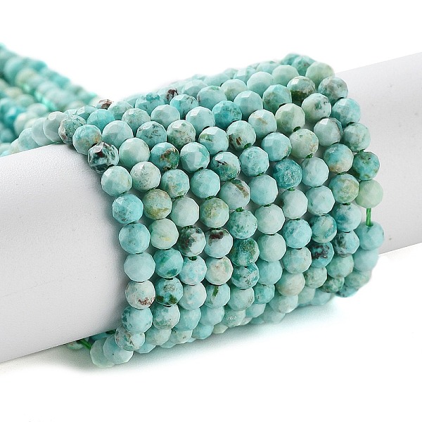 PandaHall Natural Peruvian Turquoise(Jasper) Beads Strands, Faceted, Round, 3.5mm, 15.55''(39.5cm) Peruvian Turquoise(Jasper) Round
PandaHall Natural Peruvian Turquoise(Jasper) Beads Strands, Faceted, Round, 3.5mm, 15.55''(39.5cm) Peruvian Turquoise(Jasper) Round