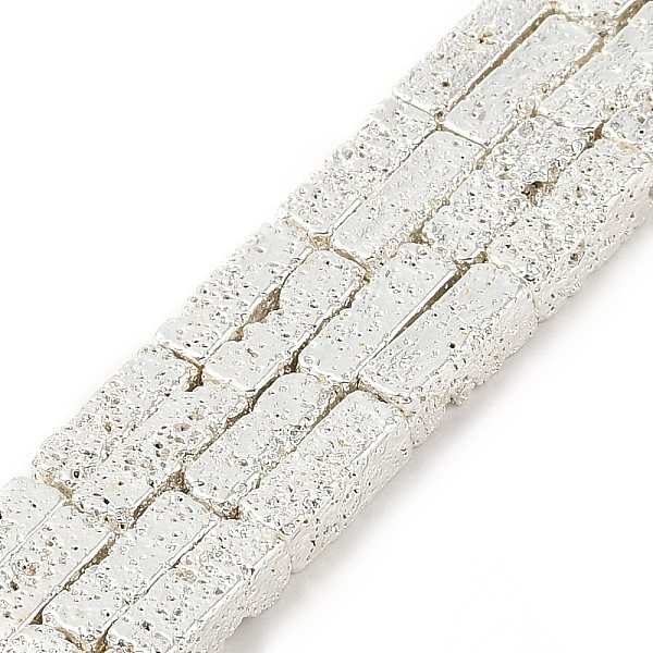PandaHall Electroplated Synthetic Non-Magnetic Hematite Beads Strands, Cuboid, Silver Plated, 13x5x5mm, Hole: 1mm, about 31pcs/strand...
PandaHall Electroplated Synthetic Non-Magnetic Hematite Beads Strands, Cuboid, Silver Plated, 13x5x5mm, Hole: 1mm, about 31pcs/strand...