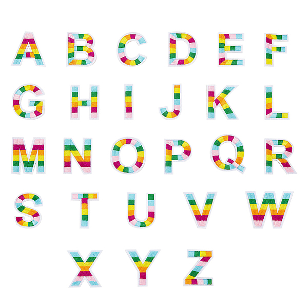 PandaHall Letter A-Z Computerized Embroidery Appliques, Cloth Iron On/Sew On Patches, Costume Accessories, Alphabet, Colorful...
PandaHall Letter A-Z Computerized Embroidery Appliques, Cloth Iron On/Sew On Patches, Costume Accessories, Alphabet, Colorful...