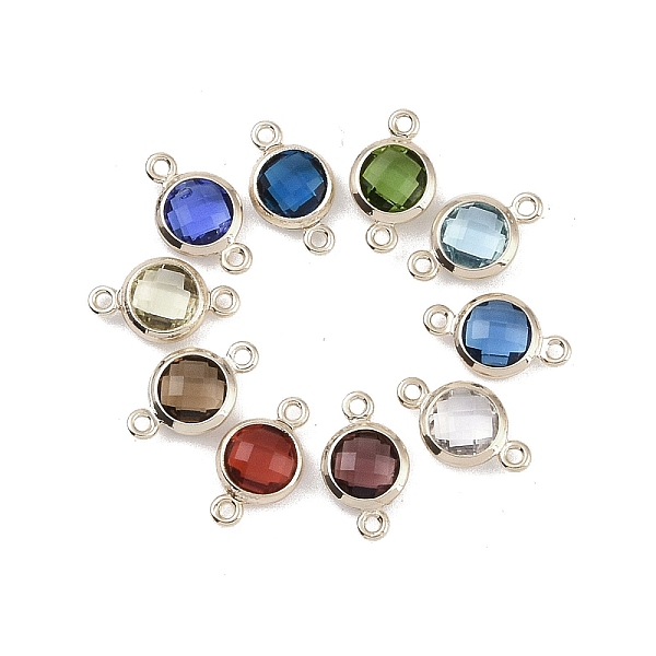 PandaHall Brass Pave Cubic Zirconia Connector Charms, Flat Round Links, Mixed Color, Real 18K Gold Plated, 12x7x3mm, Hole: 1mm Brass+Cubic..., Multicolor
PandaHall Brass Pave Cubic Zirconia Connector Charms, Flat Round Links, Mixed Color, Real 18K Gold Plated, 12x7x3mm, Hole: 1mm Brass+Cubic..., Multicolor