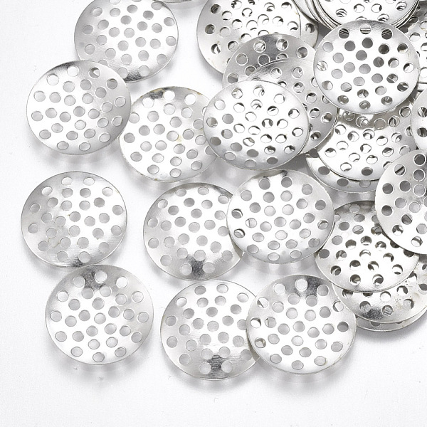 PandaHall Iron Finger Ring/Brooch Sieve Findings, Perforated Disc Settings, Nickel Free, Platinum, 14x1mm, Hole: 1.2mm Iron Disc
PandaHall Iron Finger Ring/Brooch Sieve Findings, Perforated Disc Settings, Nickel Free, Platinum, 14x1mm, Hole: 1.2mm Iron Disc