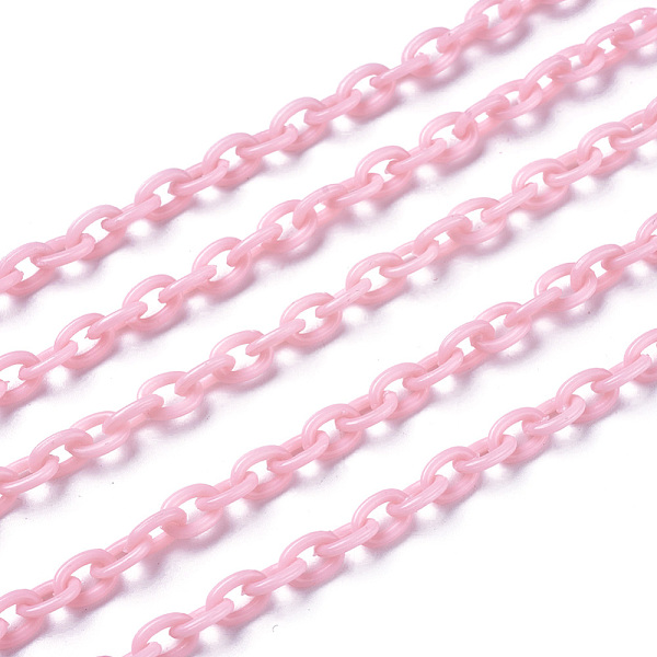 PandaHall ABS Plastic Cable Chains, Oval, Pink, 14.96 inch~15.35 inch(38~39cm), 5.5~6mm Plastic Pink
PandaHall ABS Plastic Cable Chains, Oval, Pink, 14.96 inch~15.35 inch(38~39cm), 5.5~6mm Plastic Pink