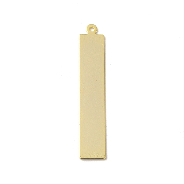 PandaHall Brass Pendant, Rectangle Charms, Real 24K Gold Plated, 41.5x7.5x0.6mm, Hole: 1.2mm Brass Rectangle
PandaHall Brass Pendant, Rectangle Charms, Real 24K Gold Plated, 41.5x7.5x0.6mm, Hole: 1.2mm Brass Rectangle