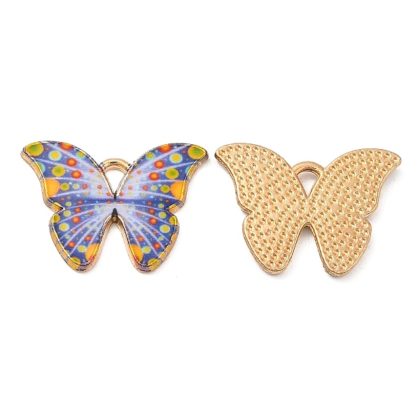 PandaHall Light Gold Tone Alloy Enamel Pendants, Cadmium Free & Lead Free, Butterfly Charm, Dark Slate Blue, 16x22x1.5mm, Hole: 2x1.5mm...
PandaHall Light Gold Tone Alloy Enamel Pendants, Cadmium Free & Lead Free, Butterfly Charm, Dark Slate Blue, 16x22x1.5mm, Hole: 2x1.5mm...