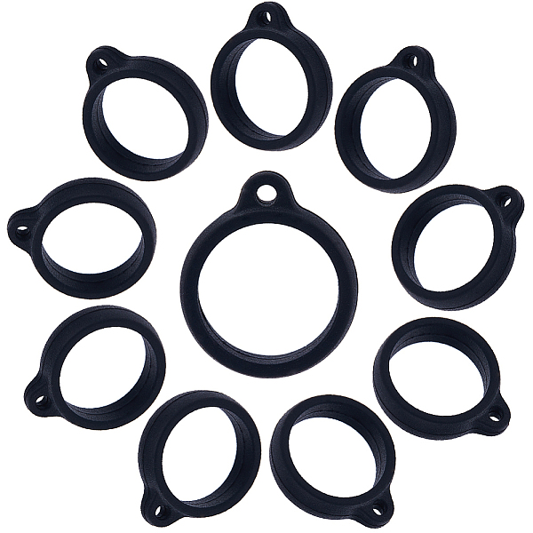 PandaHall Gorgecraft Silicone Pendant, for Electronic Stylus & Lighter Making, Black, 23.5x20x5.5mm, Hole: 2mm, Inner Diameter: 16mm, 100pcs...
PandaHall Gorgecraft Silicone Pendant, for Electronic Stylus & Lighter Making, Black, 23.5x20x5.5mm, Hole: 2mm, Inner Diameter: 16mm, 100pcs...
