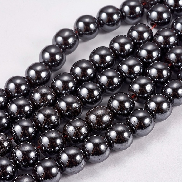 PandaHall Non-Magnetic Synthetic Hematite Beads Strands, Round, 8mm, Hole: 1.5mm, about 53pcs/strand Non-magnetic Hematite Round Black
PandaHall Non-Magnetic Synthetic Hematite Beads Strands, Round, 8mm, Hole: 1.5mm, about 53pcs/strand Non-magnetic Hematite Round Black