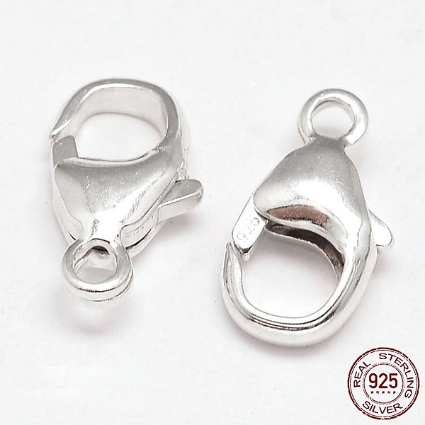PandaHall 925 Sterling Silver Lobster Claw Clasps, Silver, 11.5x6x3.3mm, Hole: 1.8mm, about 32pcs/20g Sterling Silver Others
PandaHall 925 Sterling Silver Lobster Claw Clasps, Silver, 11.5x6x3.3mm, Hole: 1.8mm, about 32pcs/20g Sterling Silver Others