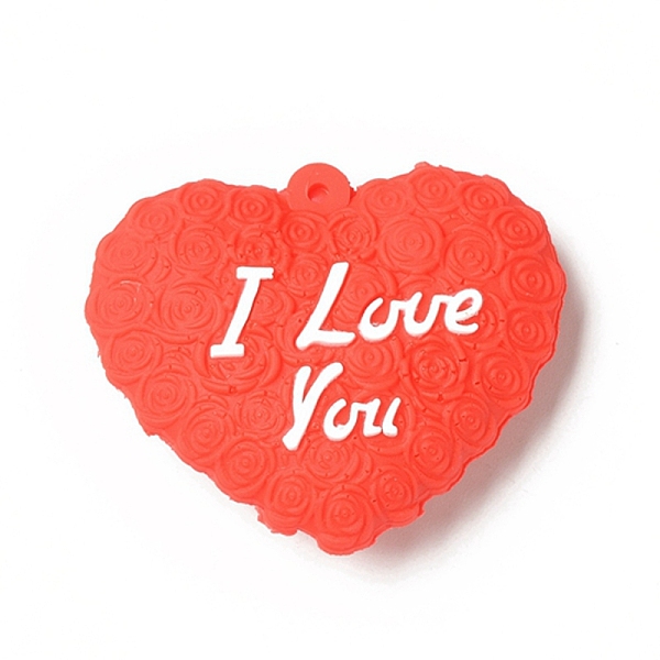 PandaHall Opaque Resin Pendants, Love Heart Charm, Orange Red, Word I Love You, Word, 36x45x10mm, Hole: 3mm Resin Word
PandaHall Opaque Resin Pendants, Love Heart Charm, Orange Red, Word I Love You, Word, 36x45x10mm, Hole: 3mm Resin Word