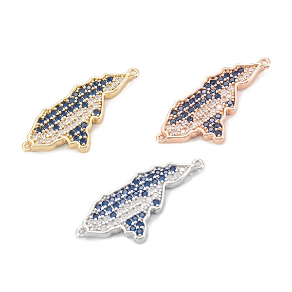 PandaHall Eco-Friendly Brass Pendants, Micro Pave Cubic Zirconia Link Connectors, Long-Lasting, Clear & Blue, Mixed Color, 12x26.5x2mm, Hole..., Multicolor
PandaHall Eco-Friendly Brass Pendants, Micro Pave Cubic Zirconia Link Connectors, Long-Lasting, Clear & Blue, Mixed Color, 12x26.5x2mm, Hole..., Multicolor