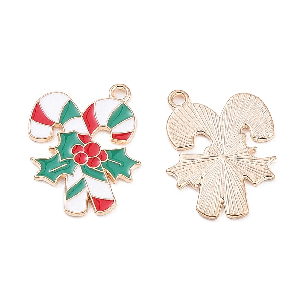 PandaHall Christmas Alloy Enamel Pendants, Lead Free & Cadmium Free, Light Gold, Candy Cane Charm, Colorful, 23.5x19x1mm, Hole: 1.8mm...
PandaHall Christmas Alloy Enamel Pendants, Lead Free & Cadmium Free, Light Gold, Candy Cane Charm, Colorful, 23.5x19x1mm, Hole: 1.8mm...