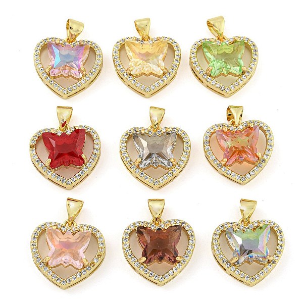 PandaHall Rack Plating Brass Micro Pave Clear Cubic Zirconia Pendants, with Glass, Long-Lasting Plated, Cadmium Free & Lead Free, Heart with..., Multicolor
PandaHall Rack Plating Brass Micro Pave Clear Cubic Zirconia Pendants, with Glass, Long-Lasting Plated, Cadmium Free & Lead Free, Heart with..., Multicolor