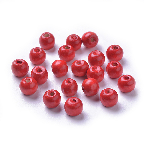 PandaHall Dyed Natural Wood Beads, Round, Lead Free, Red, 10x9mm, Hole: 3mm, about 3000pcs/1000g Maple Wood Round Red
PandaHall Dyed Natural Wood Beads, Round, Lead Free, Red, 10x9mm, Hole: 3mm, about 3000pcs/1000g Maple Wood Round Red