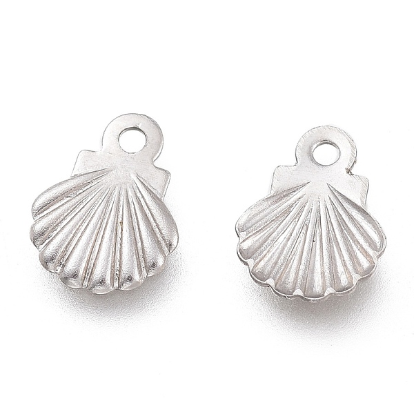 PandaHall 304 Stainless Steel Charms, Laser Cut, Scallop Shell Shape, Stainless Steel Color, 7.5x5.5x0.5mm, Hole: 1mm 304 Stainless Steel...
PandaHall 304 Stainless Steel Charms, Laser Cut, Scallop Shell Shape, Stainless Steel Color, 7.5x5.5x0.5mm, Hole: 1mm 304 Stainless Steel...