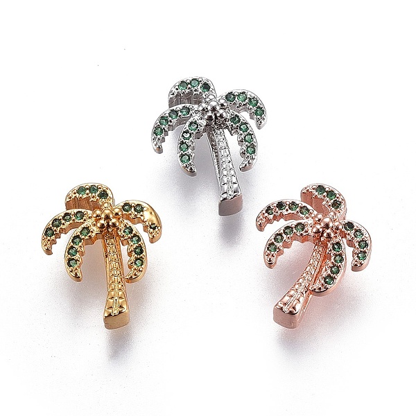 PandaHall Brass Micro Pave Cubic Zirconia Slide Charms, Lead Free & Cadmium Free, Coconut Tree, Green, Mixed Color, 15x12.5x6.5mm, Hole...
PandaHall Brass Micro Pave Cubic Zirconia Slide Charms, Lead Free & Cadmium Free, Coconut Tree, Green, Mixed Color, 15x12.5x6.5mm, Hole...