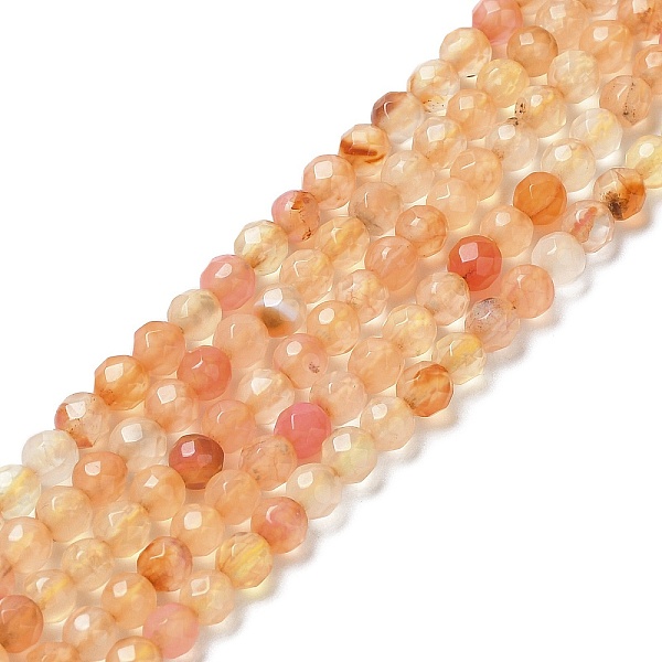 PandaHall Natural Agate Beads Strands, Faceted Round, Dyed & Heated, Blanched Almond, 3.7~4x3.9~4.3mm, Hole: 0.8mm, about 89~93pcs/strand...
PandaHall Natural Agate Beads Strands, Faceted Round, Dyed & Heated, Blanched Almond, 3.7~4x3.9~4.3mm, Hole: 0.8mm, about 89~93pcs/strand...