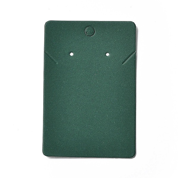 PandaHall Paper Jewelry Display Cards, for Necklaces Earrings Storage, Dark Green, Rectangle, 9x6x0.05cm, Hole: 6mm and 1.6mm Paper...
PandaHall Paper Jewelry Display Cards, for Necklaces Earrings Storage, Dark Green, Rectangle, 9x6x0.05cm, Hole: 6mm and 1.6mm Paper...