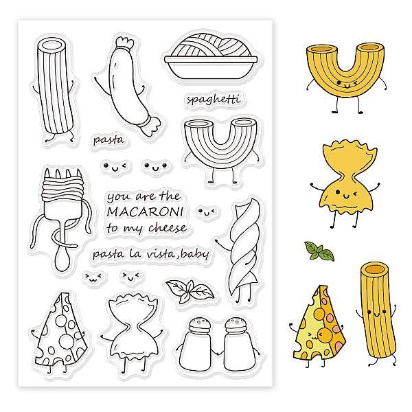PandaHall GLOBLELAND Cute Food Theme Clear Stamps Pasta Sausage Transparent Silicone Stamp Seals for Cards Making DIY Scrapbooking Photo...
PandaHall GLOBLELAND Cute Food Theme Clear Stamps Pasta Sausage Transparent Silicone Stamp Seals for Cards Making DIY Scrapbooking Photo...
