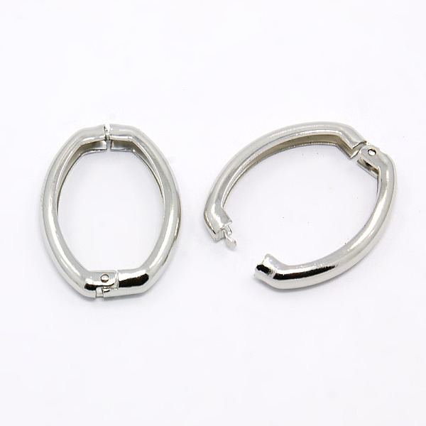 PandaHall Brass Shortener Clasps, Twister Clasps, Platinum Color, Size: about 20mm wide, 27mm long Brass
PandaHall Brass Shortener Clasps, Twister Clasps, Platinum Color, Size: about 20mm wide, 27mm long Brass