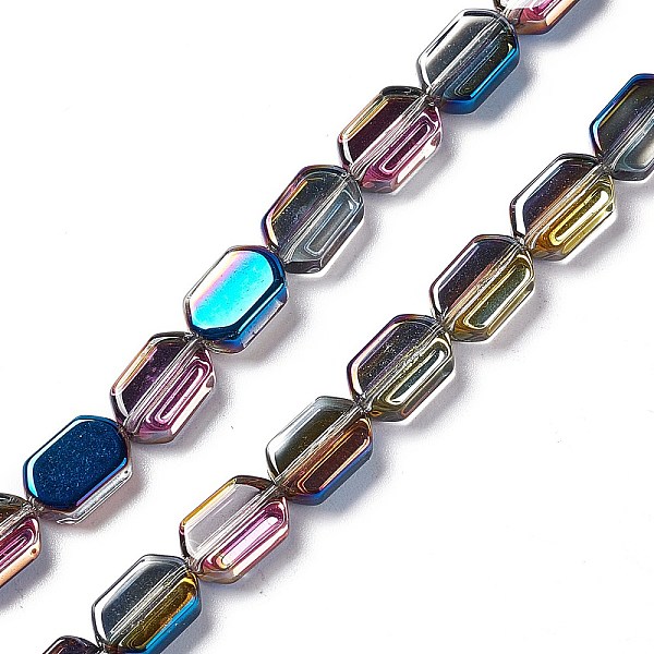 PandaHall Electroplate Glass Beads Strands, Half Plated, Rectangle, Blue, 9.5x6~6.5x3.5mm, Hole: 1mm, about 68pcs/strand, 25.59''(65cm)...
PandaHall Electroplate Glass Beads Strands, Half Plated, Rectangle, Blue, 9.5x6~6.5x3.5mm, Hole: 1mm, about 68pcs/strand, 25.59''(65cm)...