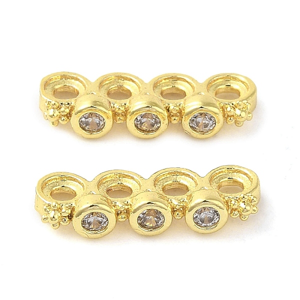PandaHall Rack Plating Brass Pave Clear Cubic Zirconia Spacer Bars, Flower Links, Long-Lasting Plated, Lead Free & Cadmium Free, Real 18K...
PandaHall Rack Plating Brass Pave Clear Cubic Zirconia Spacer Bars, Flower Links, Long-Lasting Plated, Lead Free & Cadmium Free, Real 18K...