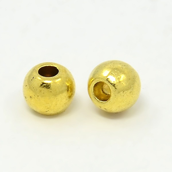 PandaHall Tibetan Style Alloy Beads, Barrel, Cadmium Free & Nickel Free & Lead Free, Antique Golden, 6x5mm, Hole: 2.5mm. Alloy Barrel
PandaHall Tibetan Style Alloy Beads, Barrel, Cadmium Free & Nickel Free & Lead Free, Antique Golden, 6x5mm, Hole: 2.5mm. Alloy Barrel