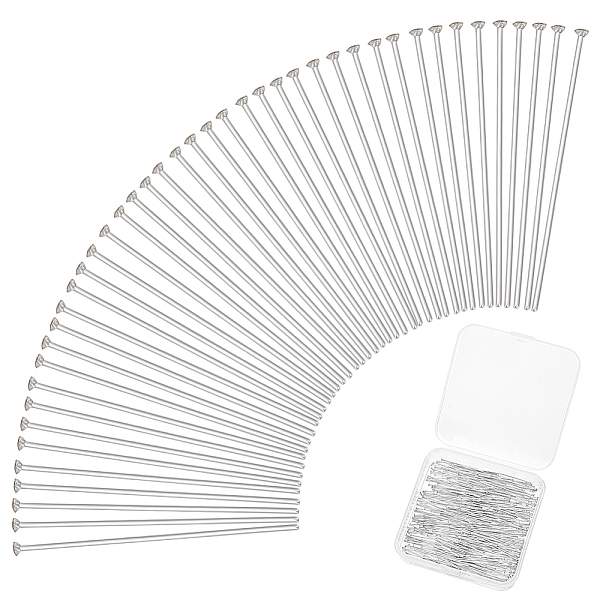 PandaHall PH 400pcs Flat Head Pins, 35mm(1.3 inch) 304 Stainless Steel Jewelry Making Pins Craft Headpin 22 Guage Bendable Pins for Beading...
PandaHall PH 400pcs Flat Head Pins, 35mm(1.3 inch) 304 Stainless Steel Jewelry Making Pins Craft Headpin 22 Guage Bendable Pins for Beading...
