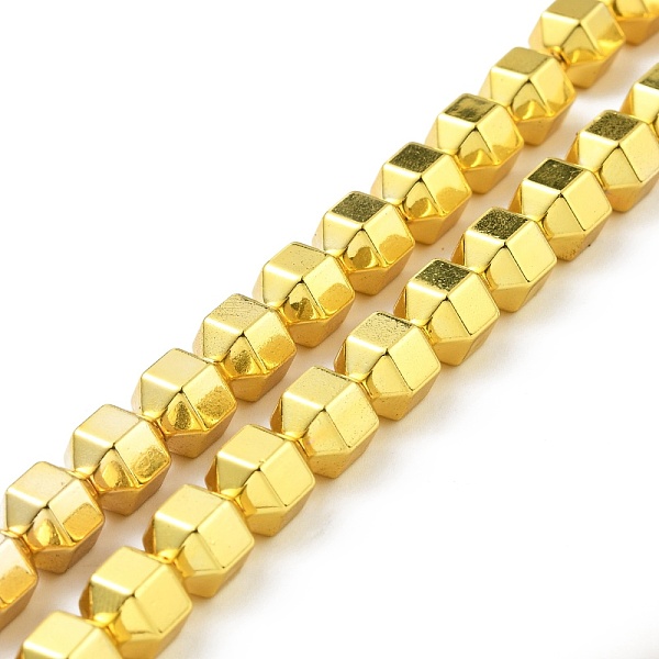 PandaHall Electroplated Non-magnetic Synthetic Hematite Beads Strands, Bicone, Golden Plated, 9x10x8.5mm, Hole: 1.4mm, about 42pcs/strand...
PandaHall Electroplated Non-magnetic Synthetic Hematite Beads Strands, Bicone, Golden Plated, 9x10x8.5mm, Hole: 1.4mm, about 42pcs/strand...