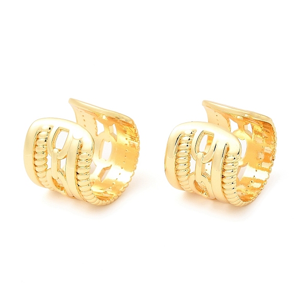 PandaHall Brass Hollow Oval Cuff Earrings, Long-Lasting Plated, Lead Free & Cadmium Free, Real 18K Gold Plated, 16.5x18x14.5mm Brass
PandaHall Brass Hollow Oval Cuff Earrings, Long-Lasting Plated, Lead Free & Cadmium Free, Real 18K Gold Plated, 16.5x18x14.5mm Brass