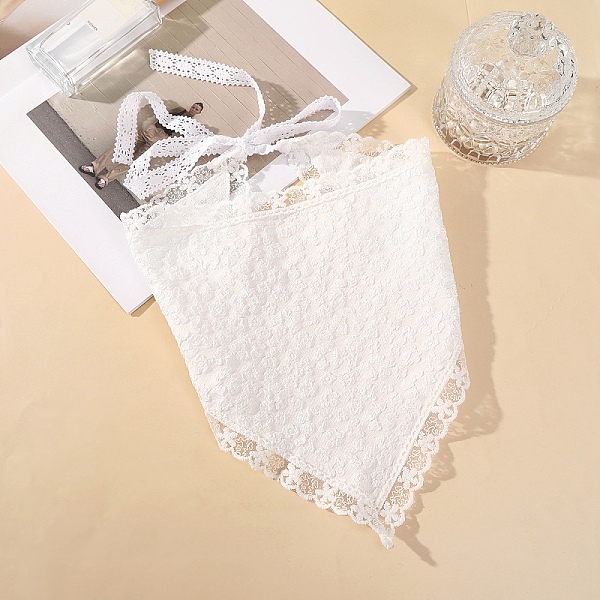 PandaHall Lace Bandana Kerchief Tie Back Headwrap, Flower Pattern Head Band Triangular Head Scarf, White, 450mm Cloth White
PandaHall Lace Bandana Kerchief Tie Back Headwrap, Flower Pattern Head Band Triangular Head Scarf, White, 450mm Cloth White