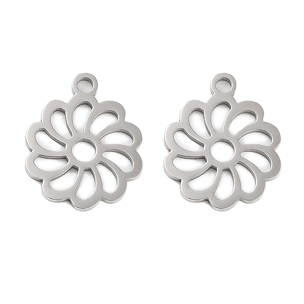 PandaHall 316 Stainless Steel Charms, Laser Cut, Stainless Steel Color, Flower, 15x12.5x1.5mm, Hole: 1.5mm 316 Surgical Stainless Steel...
PandaHall 316 Stainless Steel Charms, Laser Cut, Stainless Steel Color, Flower, 15x12.5x1.5mm, Hole: 1.5mm 316 Surgical Stainless Steel...