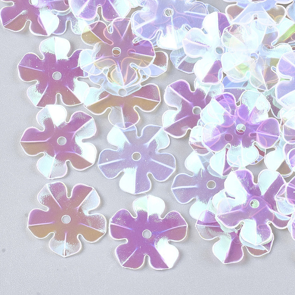 PandaHall Ornament Accessories, PVC Plastic Paillette/Sequins Beads, Flower, Clear, 13.5~14x13.5~14x0.6mm, Hole: 1.4mm, about 10000pcs/500g...
PandaHall Ornament Accessories, PVC Plastic Paillette/Sequins Beads, Flower, Clear, 13.5~14x13.5~14x0.6mm, Hole: 1.4mm, about 10000pcs/500g...