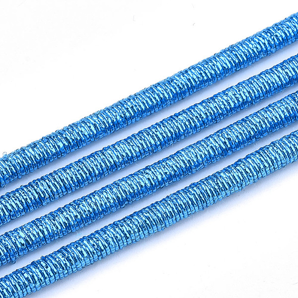 PandaHall Polyester & Cotton Cords, with Iron Chain inside, Deep Sky Blue, 4mm, about 54.68 yards(50m)/bundle Polyester+Metallic Cord Blue
PandaHall Polyester & Cotton Cords, with Iron Chain inside, Deep Sky Blue, 4mm, about 54.68 yards(50m)/bundle Polyester+Metallic Cord Blue