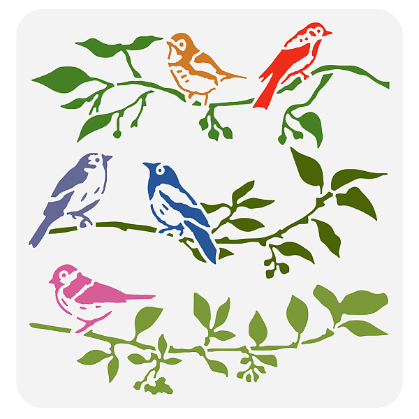 PandaHall PET Hollow Out Drawing Painting Stencils, for DIY Scrapbook, Photo Album, Bird, 30x30cm Plastic Bird
PandaHall PET Hollow Out Drawing Painting Stencils, for DIY Scrapbook, Photo Album, Bird, 30x30cm Plastic Bird