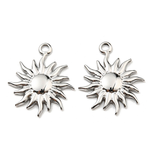 PandaHall 304 Stainless Steel Pendants, Sun Charm, Stainless Steel Color, 22.5x19x2mm, Hole: 1.8mm 304 Stainless Steel Sun
PandaHall 304 Stainless Steel Pendants, Sun Charm, Stainless Steel Color, 22.5x19x2mm, Hole: 1.8mm 304 Stainless Steel Sun