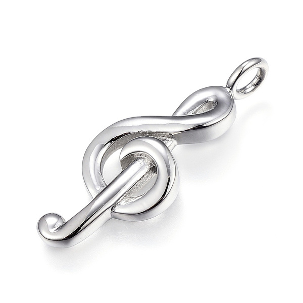 PandaHall 316 Surgical Stainless Steel Pendants, Musical Note, Stainless Steel Color, 37x13.5x6mm, Hole: 3.5mm 316 Surgical Stainless Steel...
PandaHall 316 Surgical Stainless Steel Pendants, Musical Note, Stainless Steel Color, 37x13.5x6mm, Hole: 3.5mm 316 Surgical Stainless Steel...