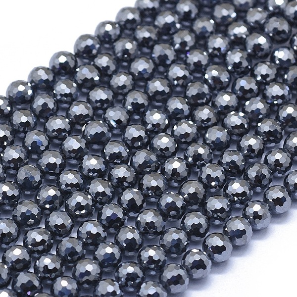 PandaHall Terahertz Stone Beads Strands, Faceted, Round, 6mm, Hole: 0.8mm, about 65pcs/strand, 15.35 inch(39cm) Terahertz Stone Round
PandaHall Terahertz Stone Beads Strands, Faceted, Round, 6mm, Hole: 0.8mm, about 65pcs/strand, 15.35 inch(39cm) Terahertz Stone Round