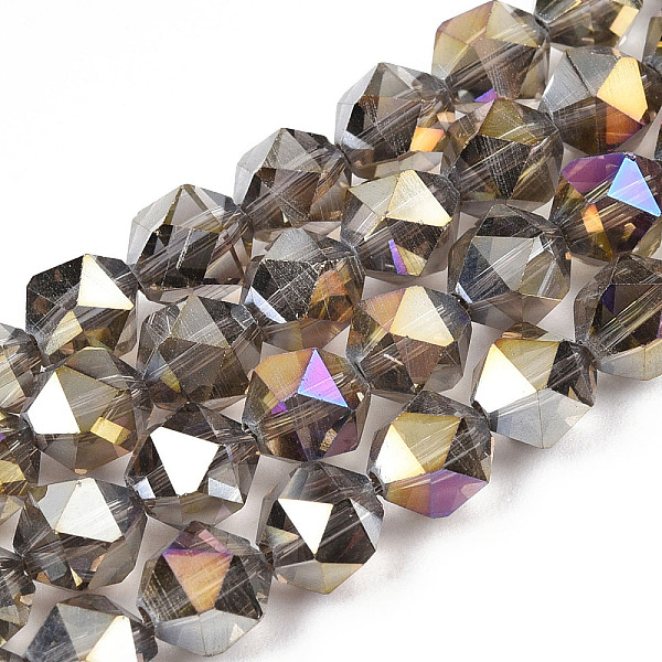 PandaHall Electroplate Transparent Glass Beads Strands, AB Color Plated, Faceted, Round, Light Grey, 6x5.5x5.5mm, Hole: 1mm, about...
PandaHall Electroplate Transparent Glass Beads Strands, AB Color Plated, Faceted, Round, Light Grey, 6x5.5x5.5mm, Hole: 1mm, about...