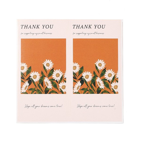 PandaHall 50Pcs Rectangle Gift Stickers, Adhesive Label Stickers, Thank You Theme, April Daisy, Sticker: 100x50mm, 2pcs/sheet, 25 sheets/bag...
PandaHall 50Pcs Rectangle Gift Stickers, Adhesive Label Stickers, Thank You Theme, April Daisy, Sticker: 100x50mm, 2pcs/sheet, 25 sheets/bag...