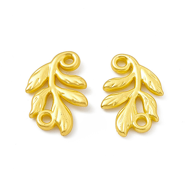 PandaHall Rack Plating Alloy Connector Charms, Cadmium Free & Lead Free & Nickle Free, Leaf Links, Matte Gold Color, 15x9.5x1.5mm, Hole...
PandaHall Rack Plating Alloy Connector Charms, Cadmium Free & Lead Free & Nickle Free, Leaf Links, Matte Gold Color, 15x9.5x1.5mm, Hole...