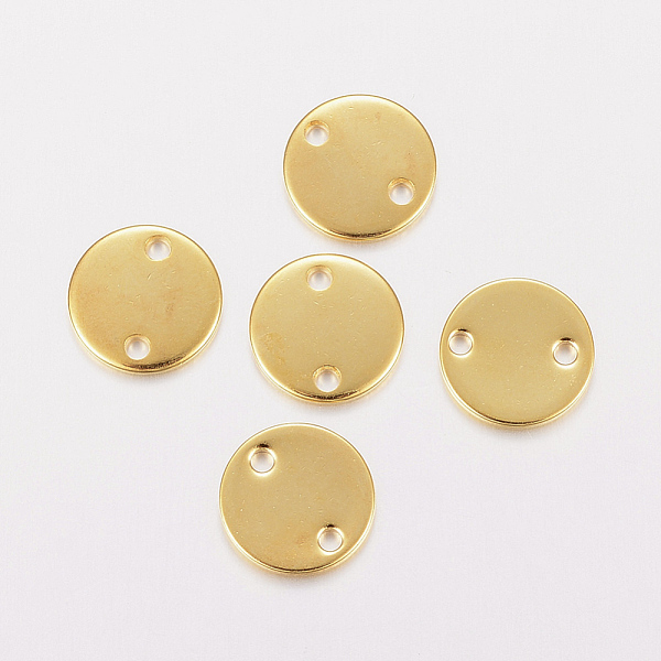PandaHall 201 Stainless Steel Links connectors, Flat Round, Golden, 10x1mm, Hole: 1.2mm 201 Stainless Steel Flat Round
PandaHall 201 Stainless Steel Links connectors, Flat Round, Golden, 10x1mm, Hole: 1.2mm 201 Stainless Steel Flat Round
