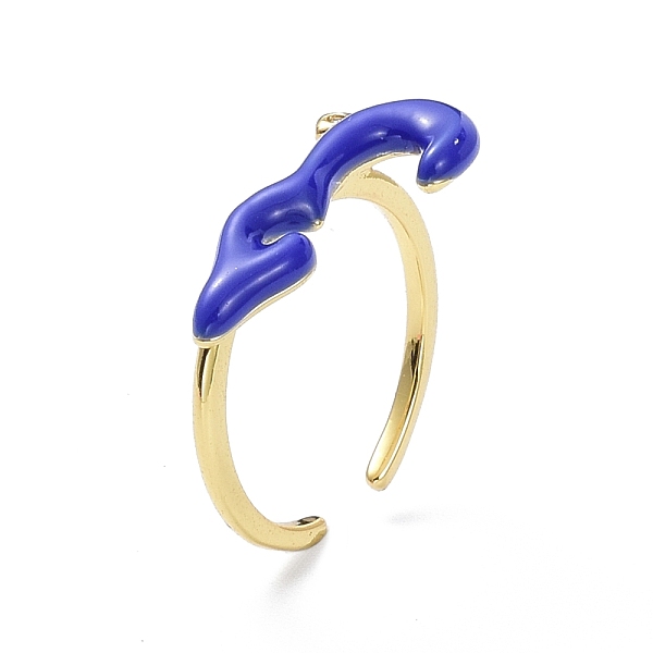 PandaHall Brass Enamel Cuff Rings, Real 18K Gold Plated, Long-Lasting Plated, Mixed Color, US Size 7(17.3mm), 1mm Brass Multicolor
PandaHall Brass Enamel Cuff Rings, Real 18K Gold Plated, Long-Lasting Plated, Mixed Color, US Size 7(17.3mm), 1mm Brass Multicolor