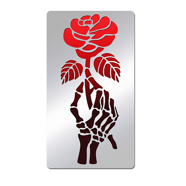 PandaHall BENECREAT Stainless Steel Flower Stencil Templates, Reusable Rose and Skull Hand Painting Template Journal Tool for Wood Burning...
PandaHall BENECREAT Stainless Steel Flower Stencil Templates, Reusable Rose and Skull Hand Painting Template Journal Tool for Wood Burning...