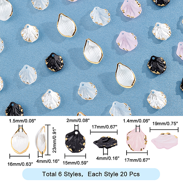 PandaHall arricraft 120 Pcs Mixed Resin Flower Petals Charms Beads, Colorful Opaque Frosted Leaf Charms Spacer Beads with Gold Stamping..., Multicolor
PandaHall arricraft 120 Pcs Mixed Resin Flower Petals Charms Beads, Colorful Opaque Frosted Leaf Charms Spacer Beads with Gold Stamping..., Multicolor