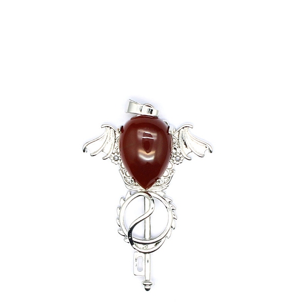PandaHall Natural Carnelian Teardrop Pendants, Platinum Tone Brass Key Scepter Wing Charms, 45x35x9mm Carnelian Key
PandaHall Natural Carnelian Teardrop Pendants, Platinum Tone Brass Key Scepter Wing Charms, 45x35x9mm Carnelian Key
