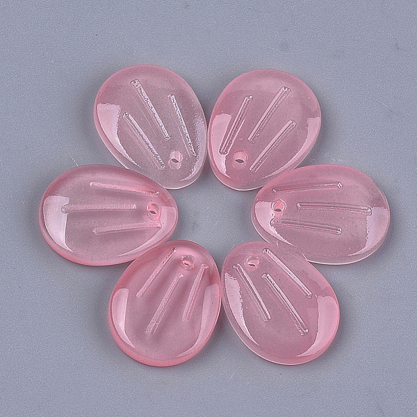 PandaHall Transparent Spray Painted Glass Pendants, Petal, Flamingo, 15.5x12x3mm, Hole: 1mm Glass Petaline Pink
PandaHall Transparent Spray Painted Glass Pendants, Petal, Flamingo, 15.5x12x3mm, Hole: 1mm Glass Petaline Pink