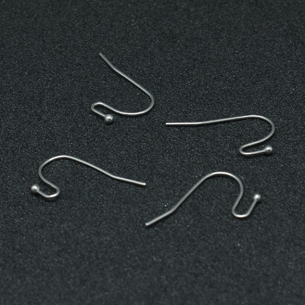 PandaHall 316 Surgical Stainless Steel Earring Hooks, Stainless Steel Color, 22x12x2mm, 21 Gauge, Pin: 0.7mm 316 Surgical Stainless Steel
PandaHall 316 Surgical Stainless Steel Earring Hooks, Stainless Steel Color, 22x12x2mm, 21 Gauge, Pin: 0.7mm 316 Surgical Stainless Steel