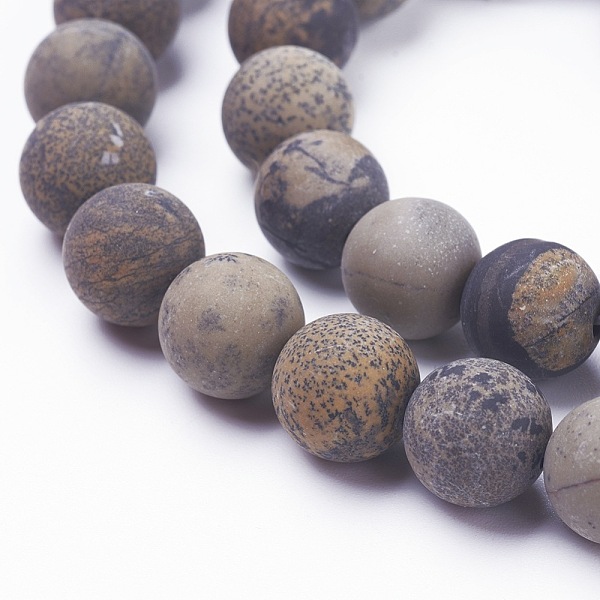 PandaHall Natural Dendritic Jasper Beads Strands, Frosted, Round, 8mm, Hole: 1mm, about 48pcs/strand, 15.3 inch(39cm) Dendritic Jasper Round..., Purple
PandaHall Natural Dendritic Jasper Beads Strands, Frosted, Round, 8mm, Hole: 1mm, about 48pcs/strand, 15.3 inch(39cm) Dendritic Jasper Round..., Purple